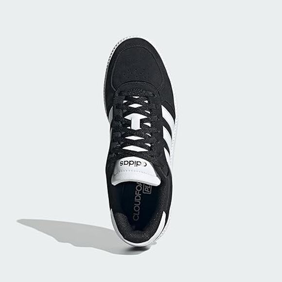 NWT adidas Women’s Breaknet Sleek Sneaker Black/White/Black – Size 10 - Picture 5 of 7